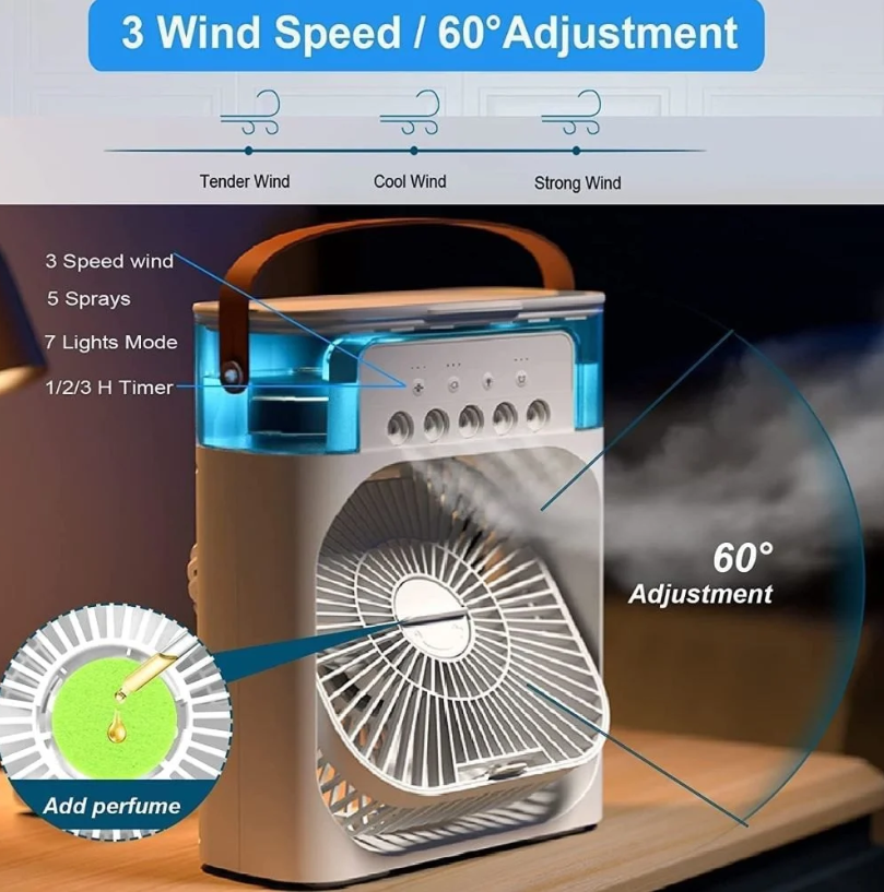 POWERFUL AND PORTABLE MINI AIR COOLER